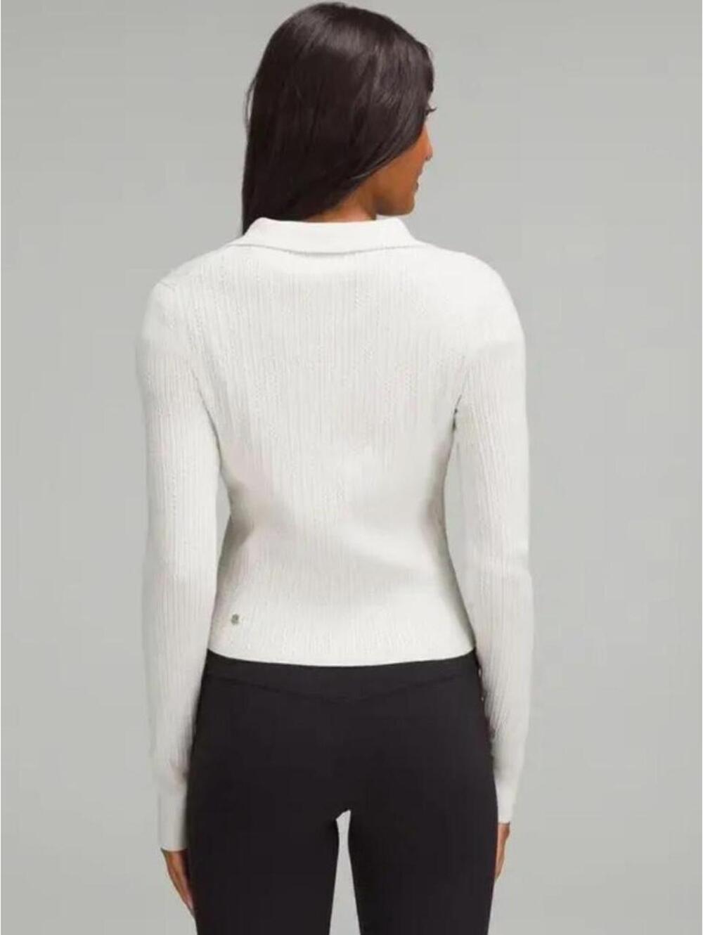 Lululemon Ribbed Merino Wool Collared Sweater - Picture 2 of 3
